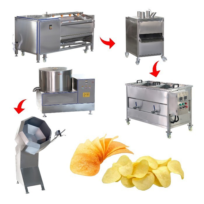Semi-automatic Potato Chips Production Line