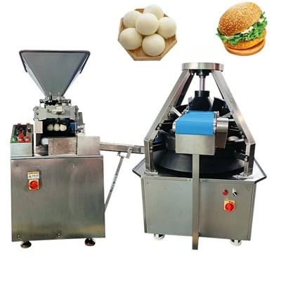 Divisor de massa de pão e máquina redonda