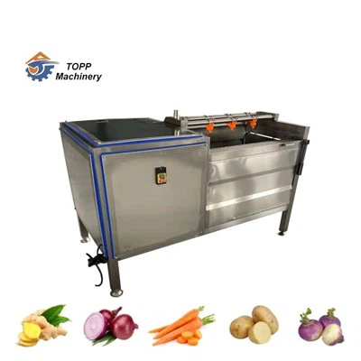 Máquina de lavar frutas e vegetais tipo escova