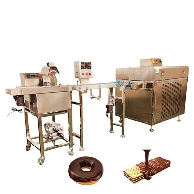 Linha de resfriamento de revestimento de chocolate