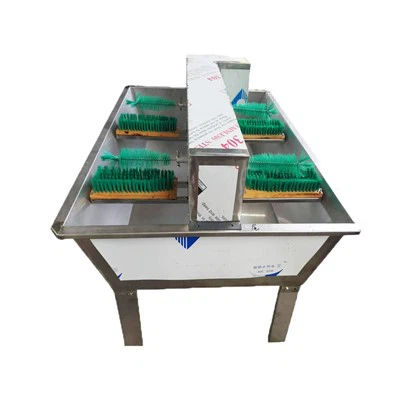 Máquina de escovação de garrafas meio automática