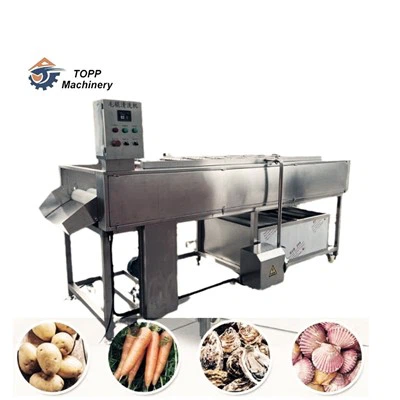 Rolo de escova paralela Apple Sea Food Máquina de lavar