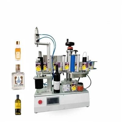 Máquina de gravadora redonda de garrafa plana