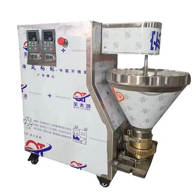 Máquina formadora de almôndegas com velocidade ajustável